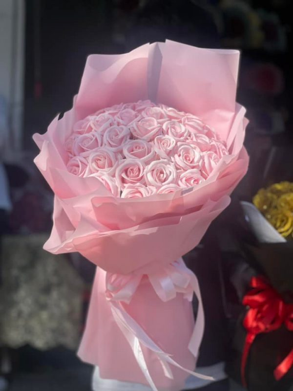 Bó Hoa Sáp Tinh Khôi Một Đoá Hồng
