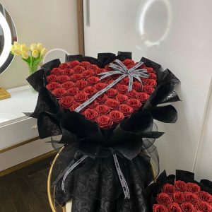 Bó Hoa Sáp Tình Yêu Đỏ Rực Rỡ