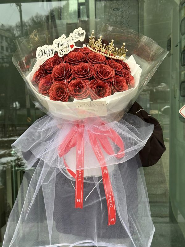 Bó Hoa Sáp Trái Tim Việt