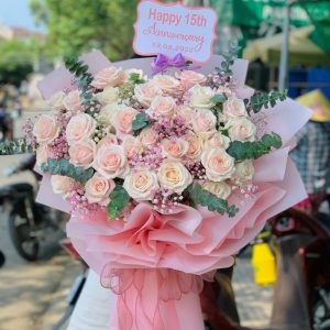 Bó Hoa Hồng Nhẹ Lời Thương