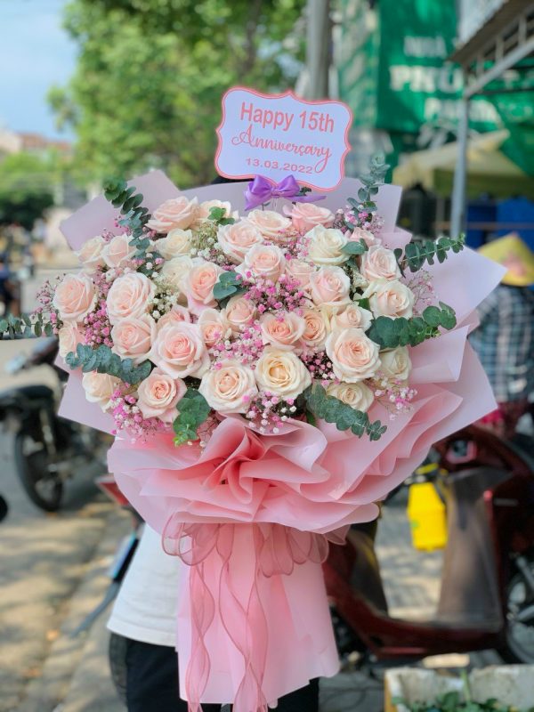 Bó Hoa Hồng Nhẹ Lời Thương