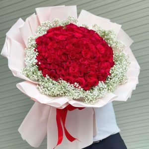Bó Hoa Ngàn Nụ Hôn Đỏ