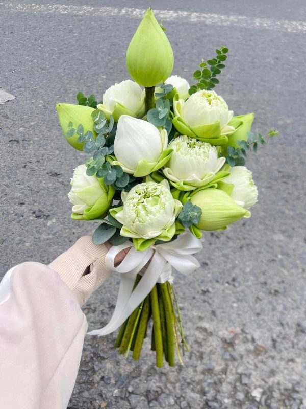 Bó Hoa Cưới Thuần Khiết Vĩnh Cửu