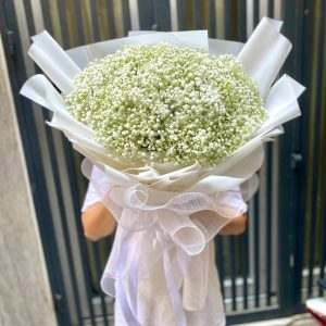 Bó Hoa Sương Trắng Nhẹ Nhàng