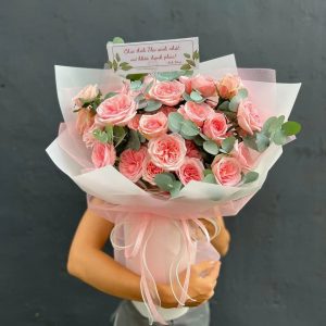 Bó Hoa Hồng Nhẹ Mộng Mơ