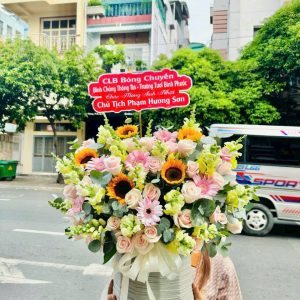 Giỏ Hoa Gửi Nắng Gửi Hoa