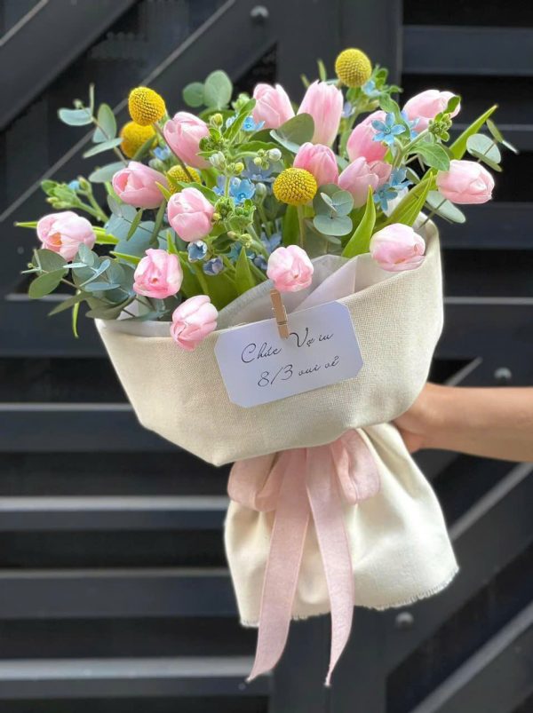 Bó Hoa Tulip Ngọt Ngào