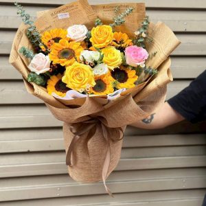 Bó Hoa Ánh Mặt Trời Vàng