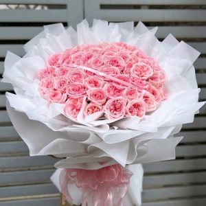Bó Hoa Hương Hồng Ngày Mới 
