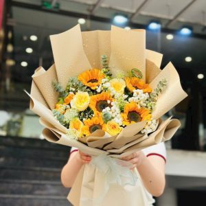 Bó Hoa Rạng Rỡ Ngày Mới