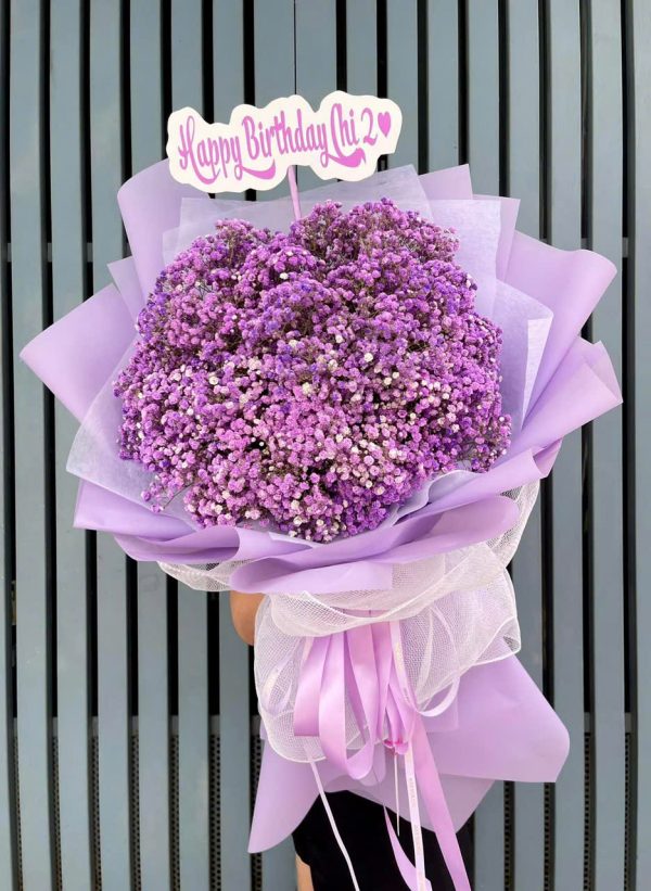 Bó Hoa Tím Mộng Mơ