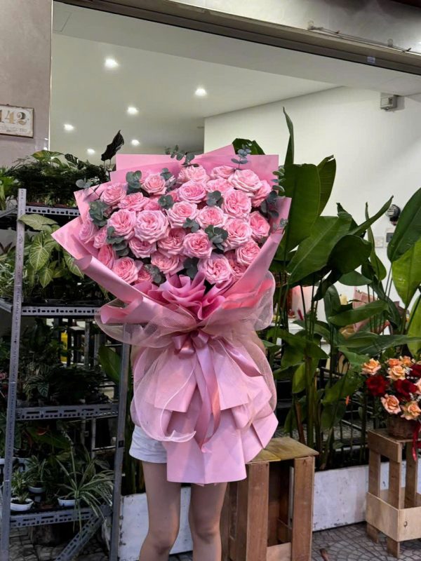 Bó Hoa Hồng Nhẹ Như Mơ