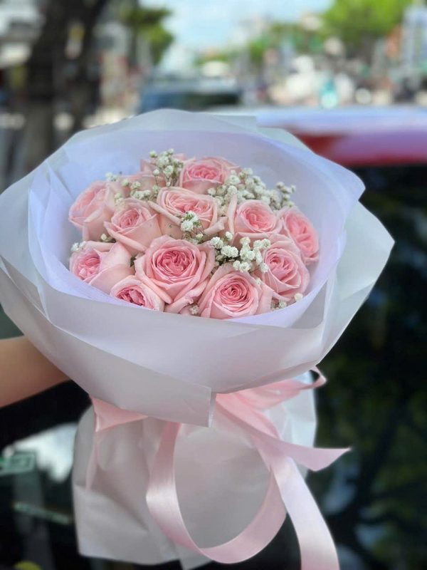 Bó Hoa Hồng Nhẹ Như Mây