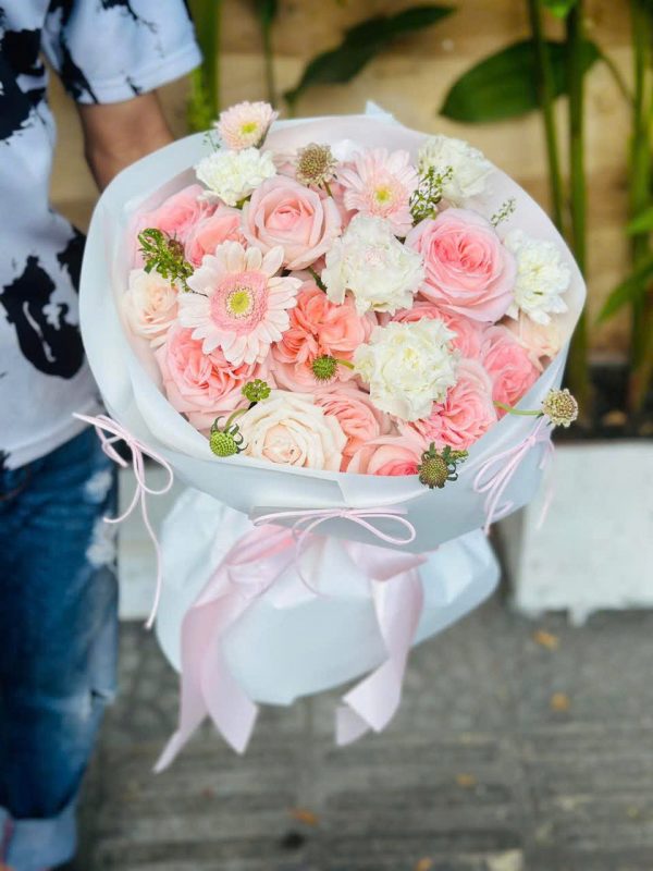 Bó Hoa Hồng Ánh Sao Mai
