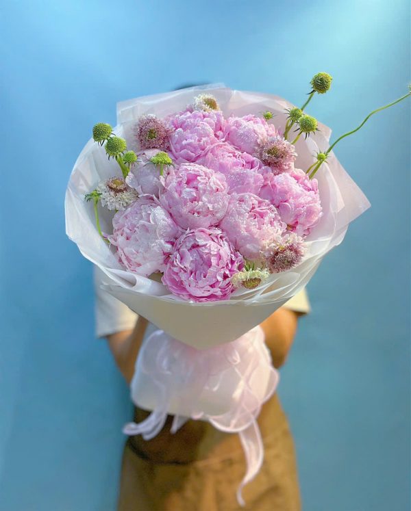 Bó Hoa Mơ Mộng Hồng Phấn