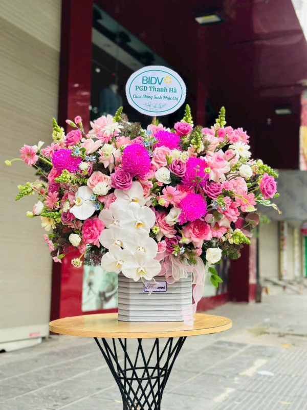 Giỏ Hoa Hoa Nắng Cho Em