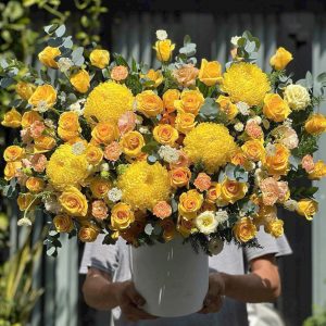 Bình Hoa Hoa Hạnh Phúc Bừng Sáng