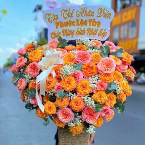 Giỏ Hoa Phúc Lộc Rạng Ngời