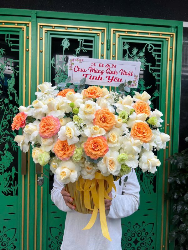 Giỏ Hoa Giai Điệu Hạnh Phúc