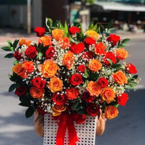 Giỏ Hoa Ngọn Lửa Thành Công