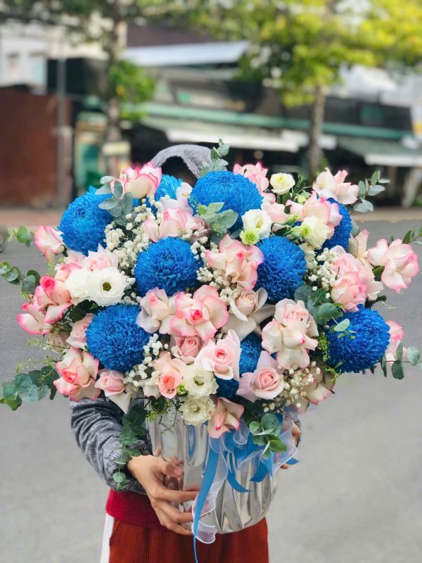 Giỏ Hoa Bầu Trời Ước Mơ