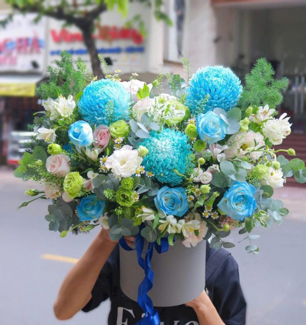 Giỏ Hoa Gió Mùa Hè