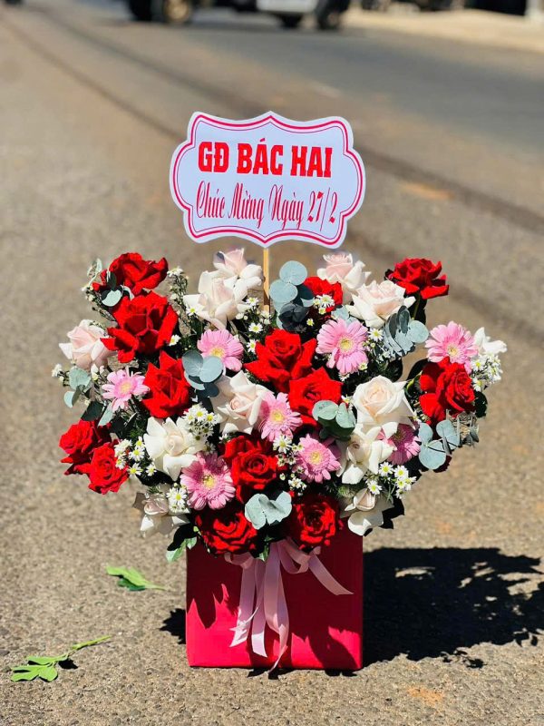 Giỏ Hoa Tri Ân Người Thầy Thuốc