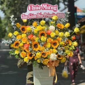Giỏ Hoa Vươn Tầm Đỉnh Cao