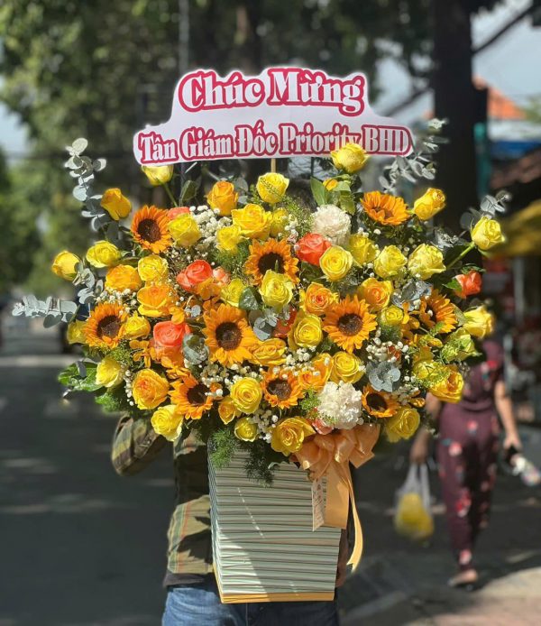 Giỏ Hoa Vươn Tầm Đỉnh Cao