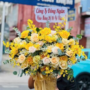 Giỏ Hoa Nắng Mai Yêu Thương