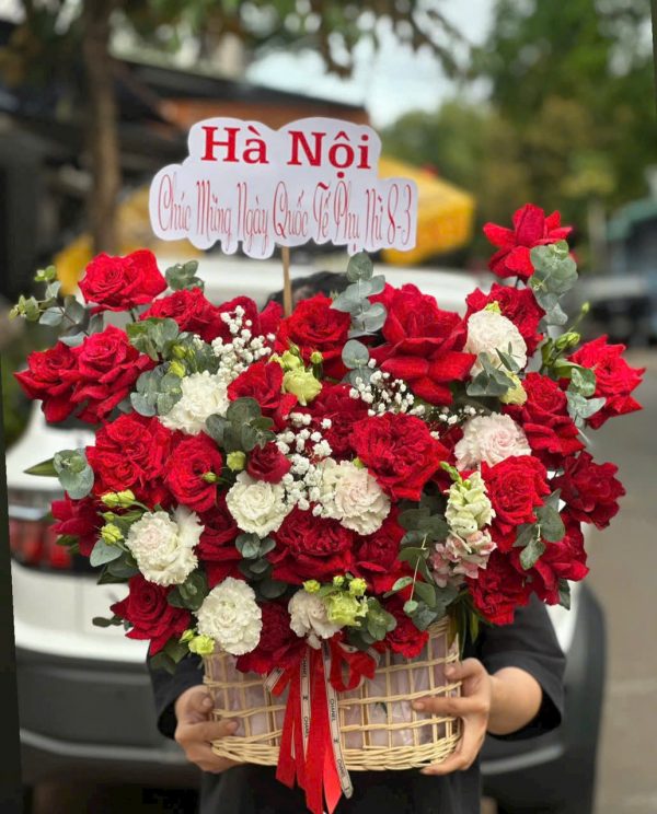 Giỏ Hoa Hương Sắc Yêu Thương