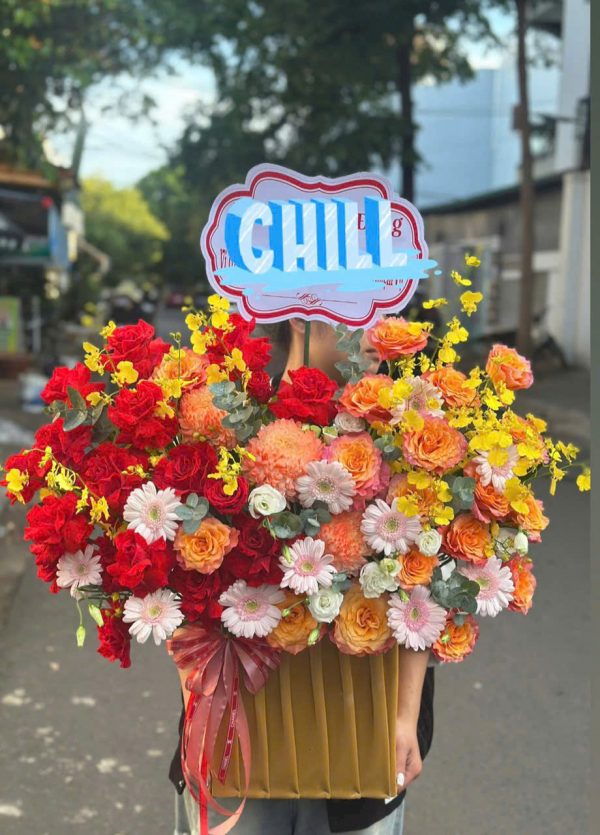 Giỏ Hoa Năng Lượng Tích Cực