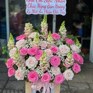 Giỏ Hoa Nét Đẹp Thanh Xuân