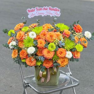 Giỏ Hoa Vận May Rạng Rỡ