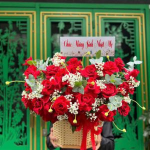 Giỏ Hoa Ngàn Hoa Dâng Mẹ