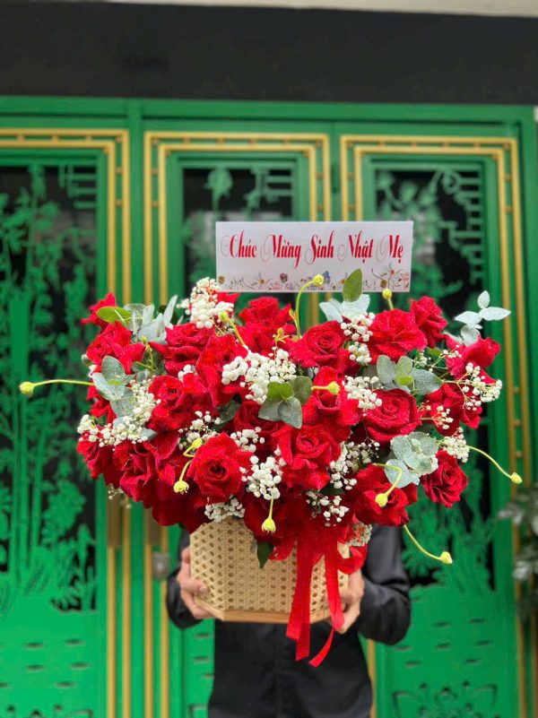 Giỏ Hoa Ngàn Hoa Dâng Mẹ