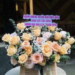 Giỏ Hoa Mơ Màng Yêu Thương