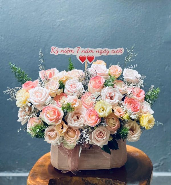 Giỏ Hoa Hương Thơm Kỷ Niệm