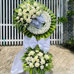 Hoa Kính Viếng Hoa Trắng Vô Thường