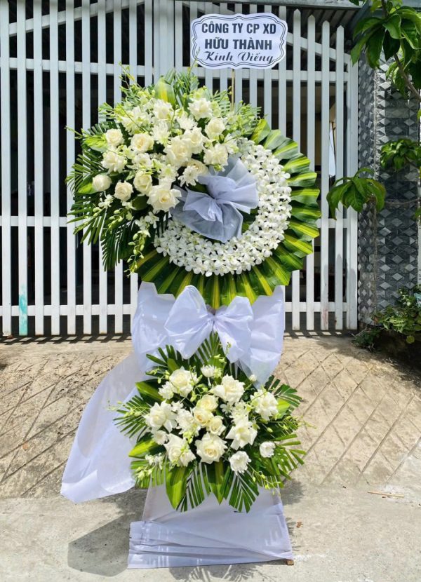 Hoa Kính Viếng Hoa Trắng Vô Thường