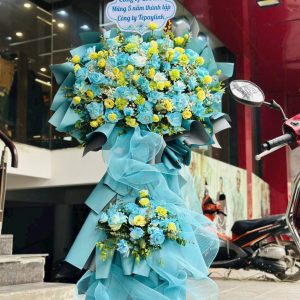 Hoa Khai Trương - Lam Thiên Khai Vận
