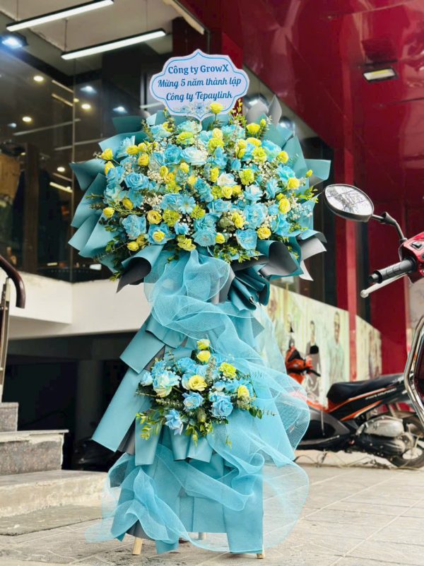 Hoa Khai Trương - Lam Thiên Khai Vận