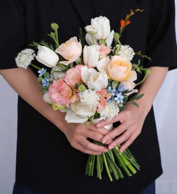 Bó Hoa Cưới Hương Đồng Gió Nội