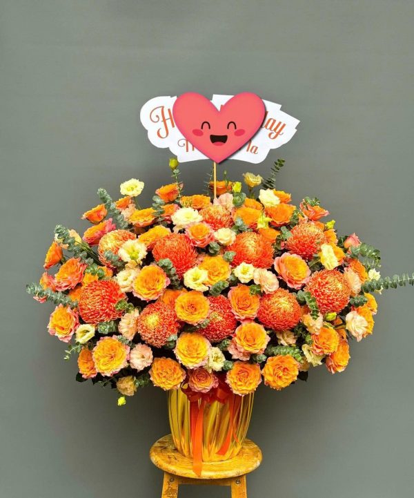 Bình Hoa Cháy Lửa Đam Mê