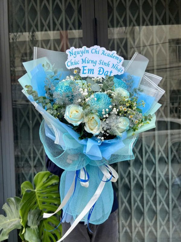 Bó Hoa Tương Lai Xanh Biếc