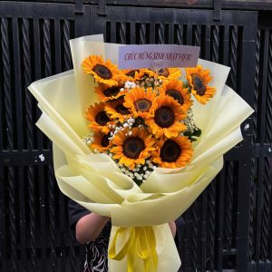 Bó Hoa Nắng Hồng Ngày Mới